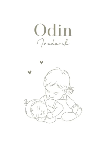 Staande enkele kaart