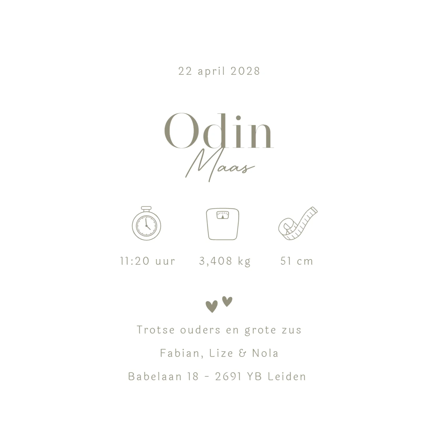 Zusje met baby - Terug