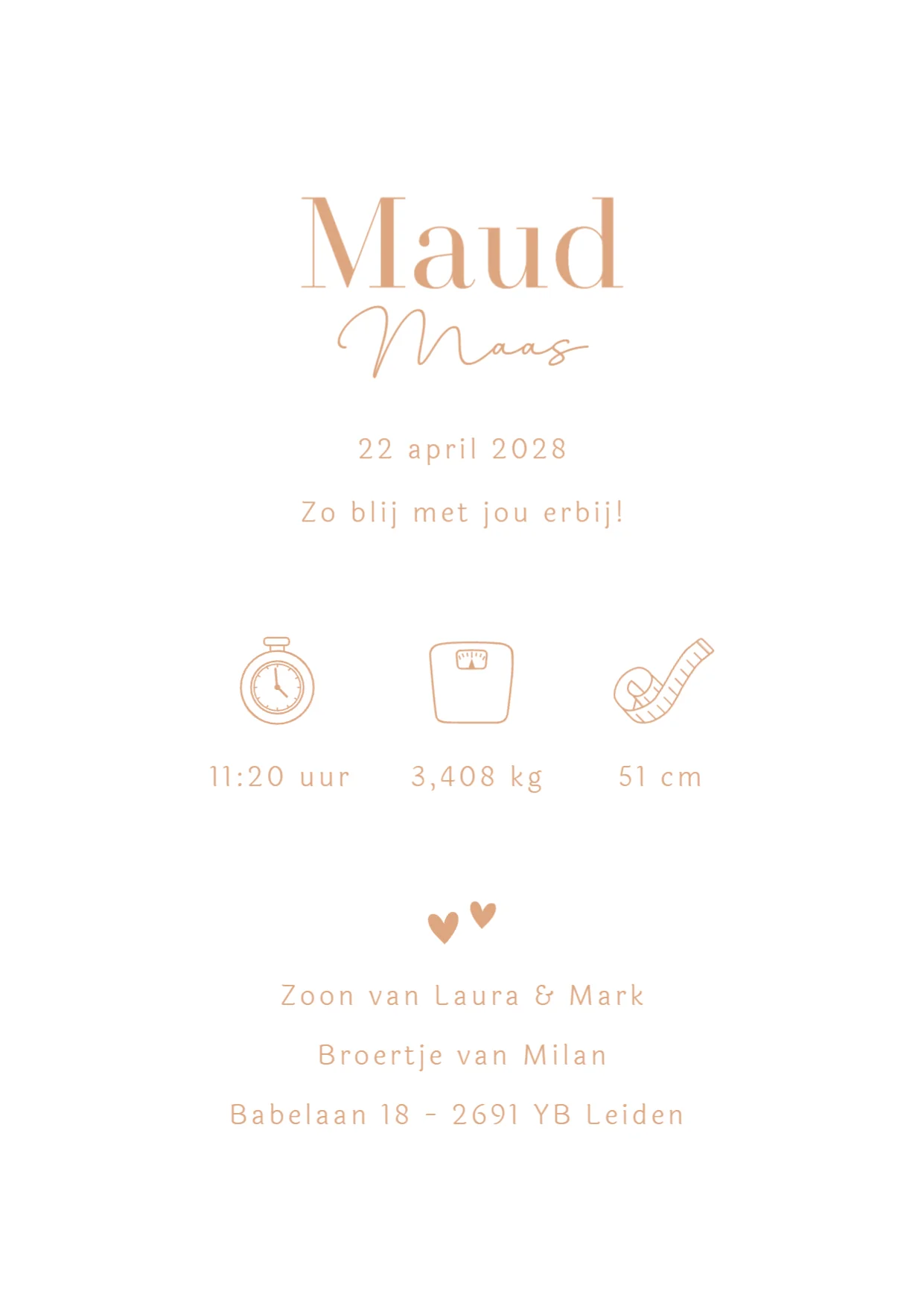 Broertje met slapende baby - Terug