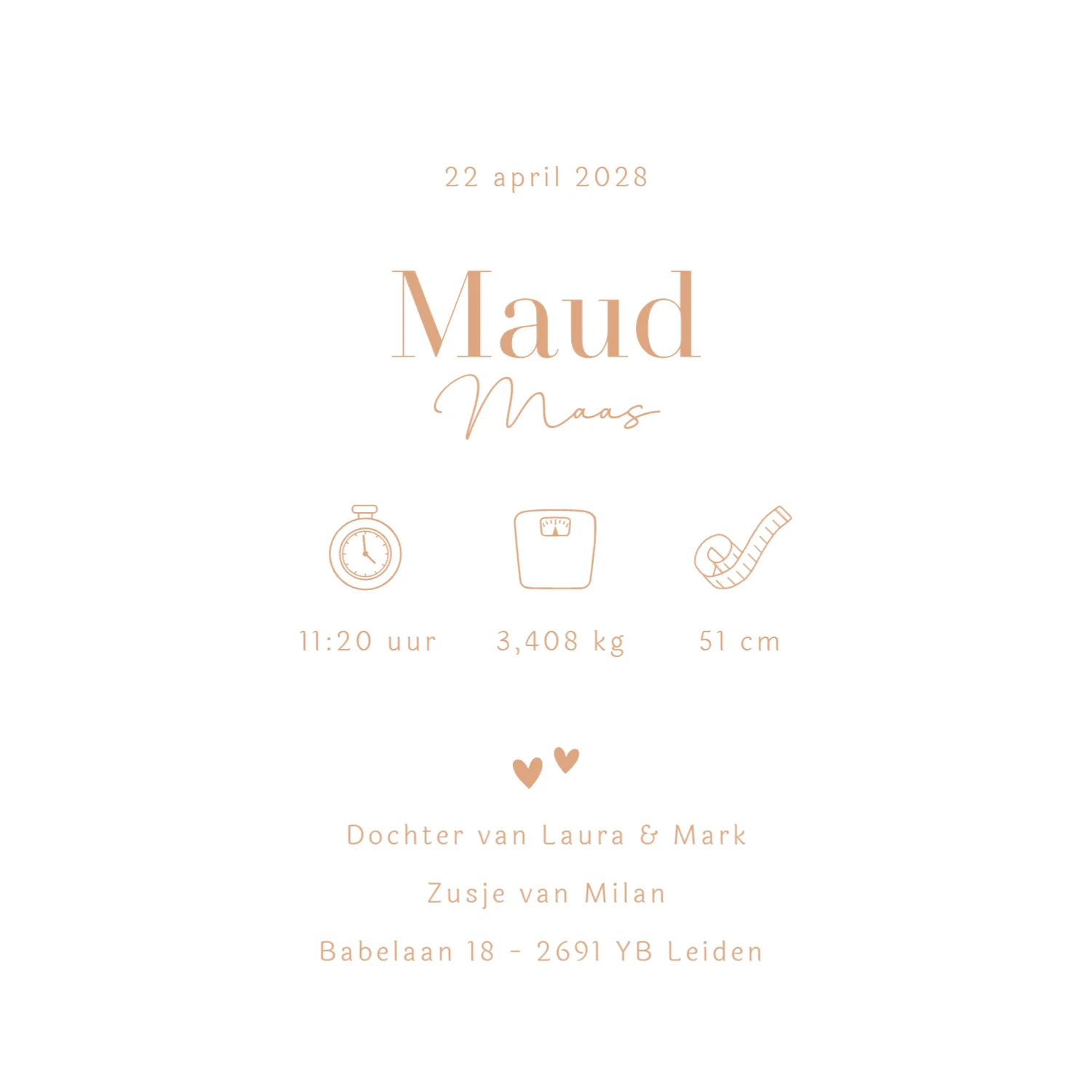 Broertje met slapende baby - Terug