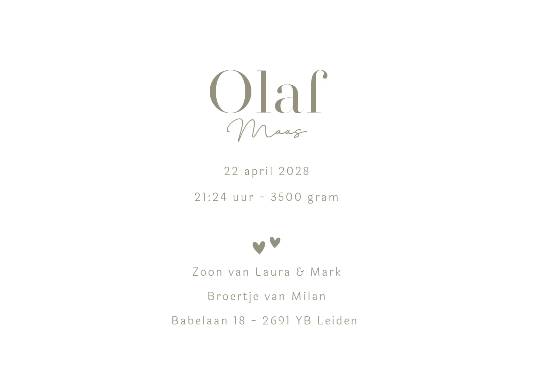 Grote broer met baby - Terug