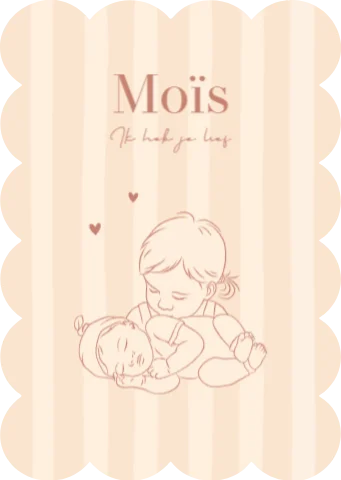 Staande enkele kaart