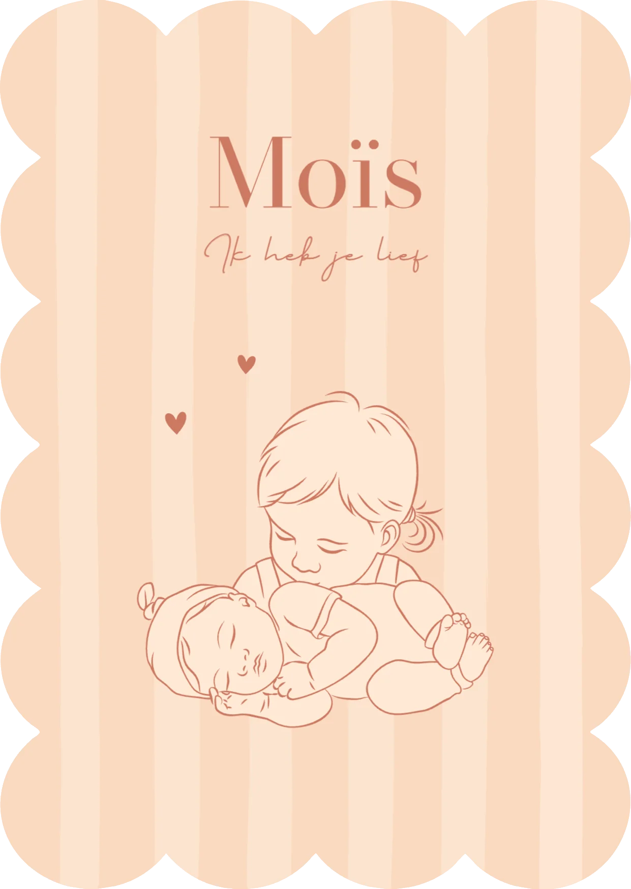 Zusje met baby