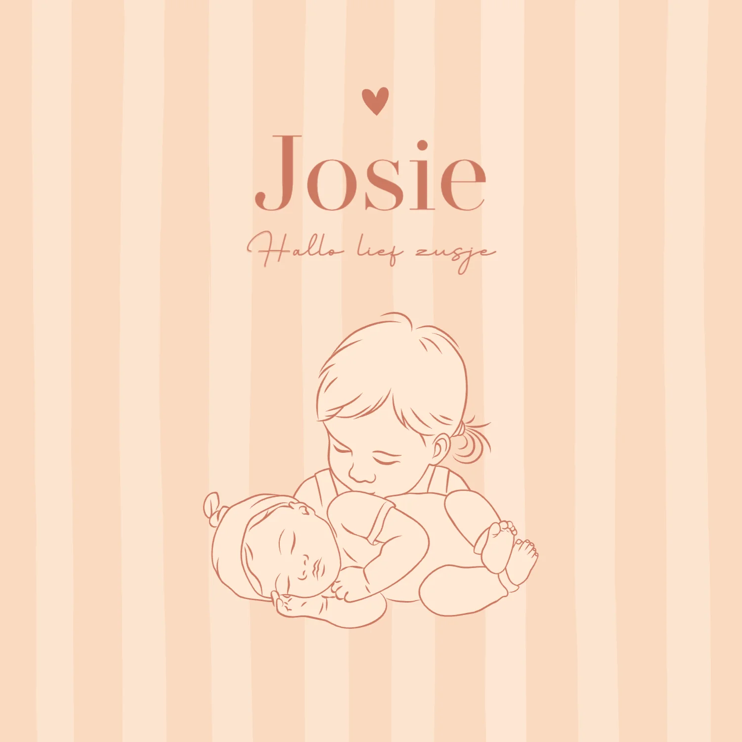 Zusje met baby