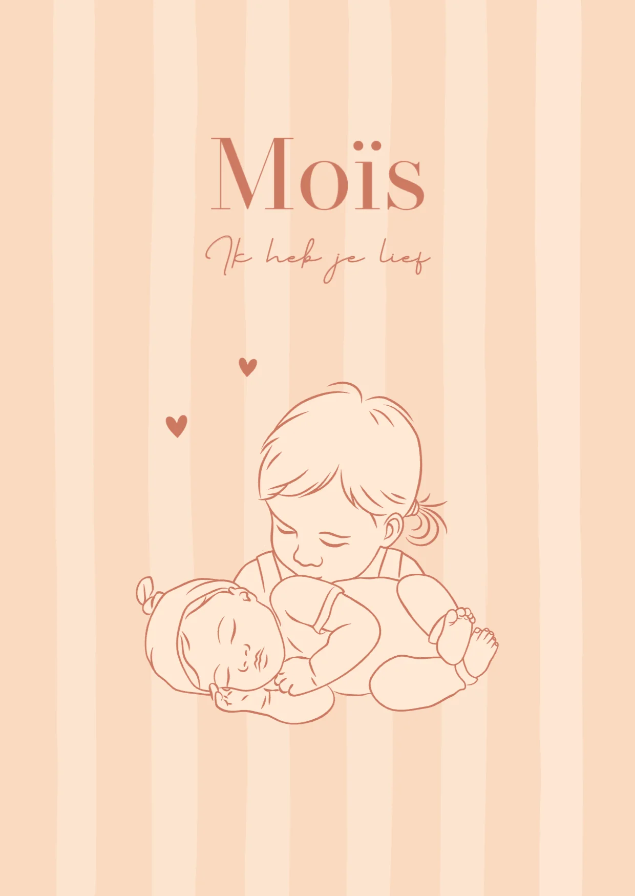 Zusje met baby