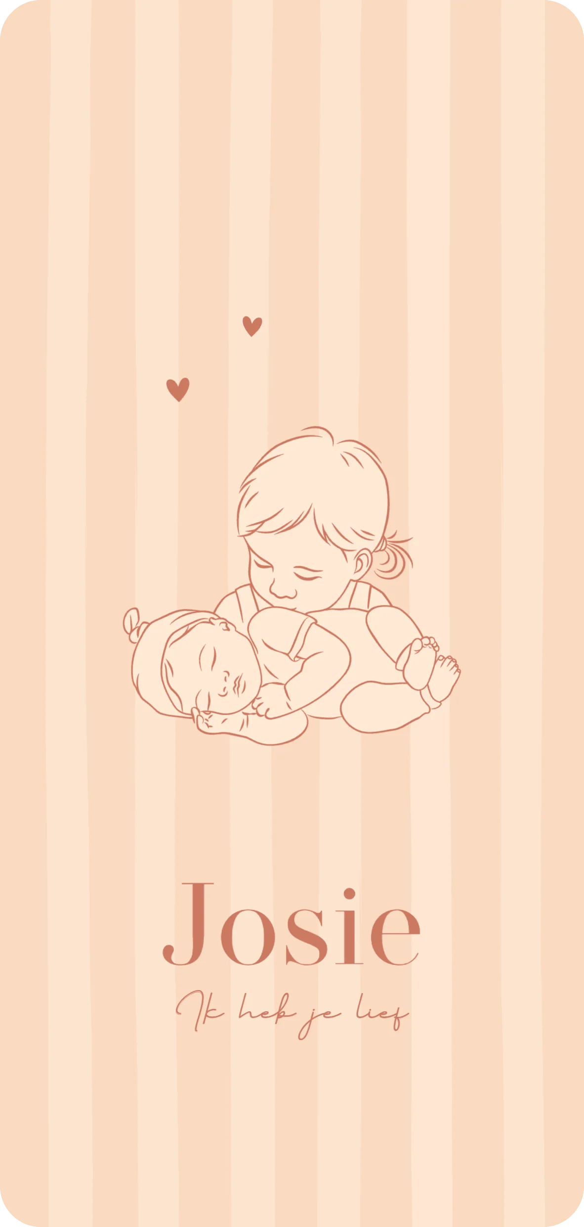 Zusje met baby
