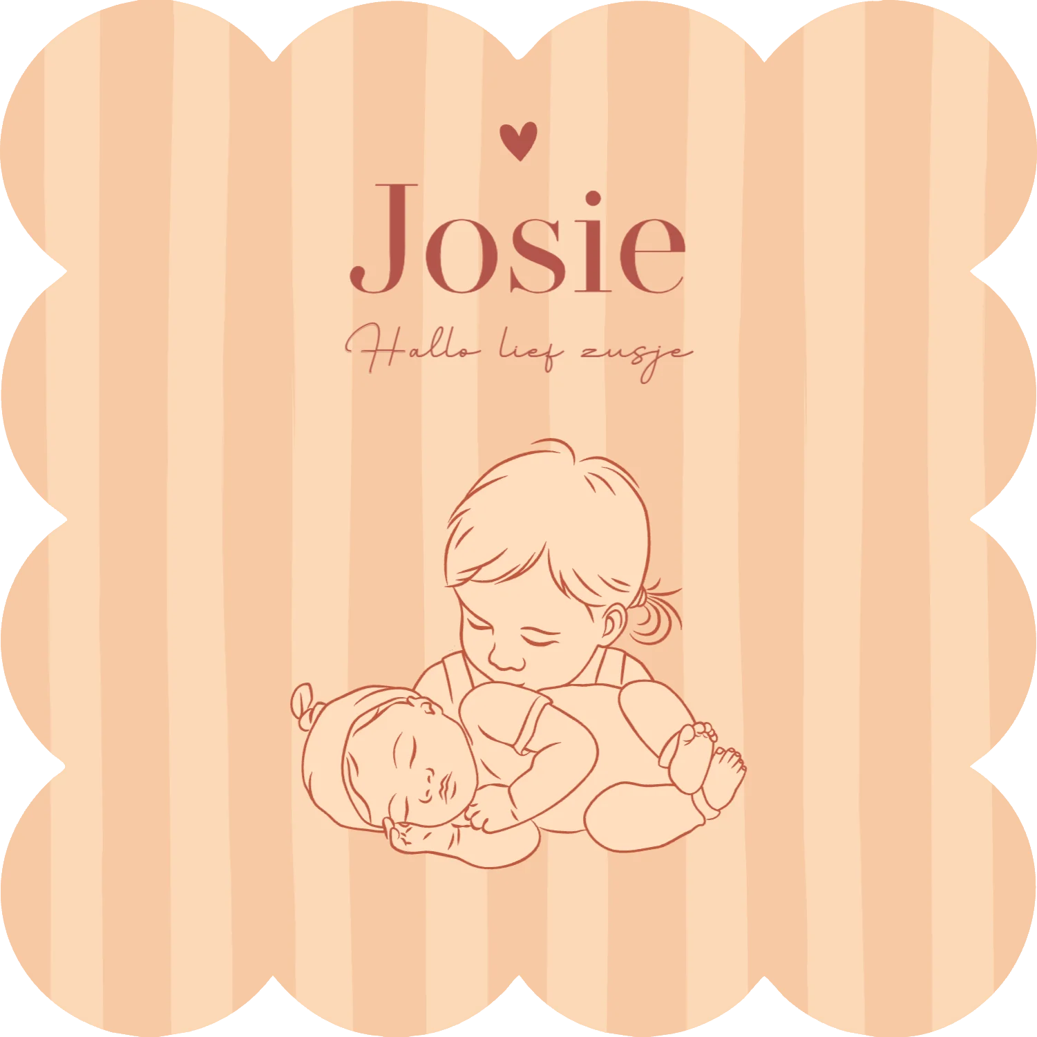 Zusje met baby