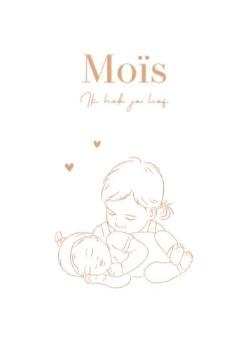 Staande enkele kaart