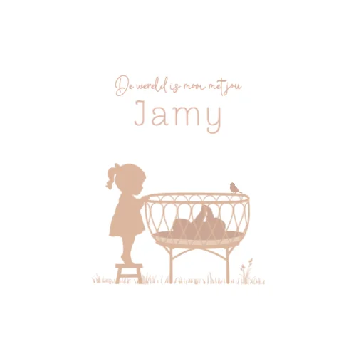 Vierkante gevouwen kaart