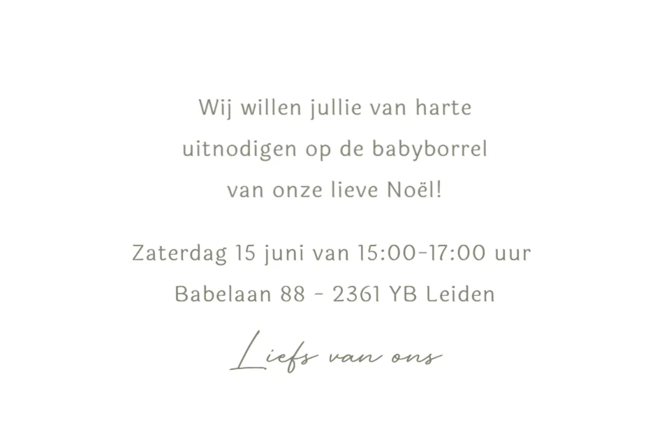 Silhouet grote broer met baby - Terug