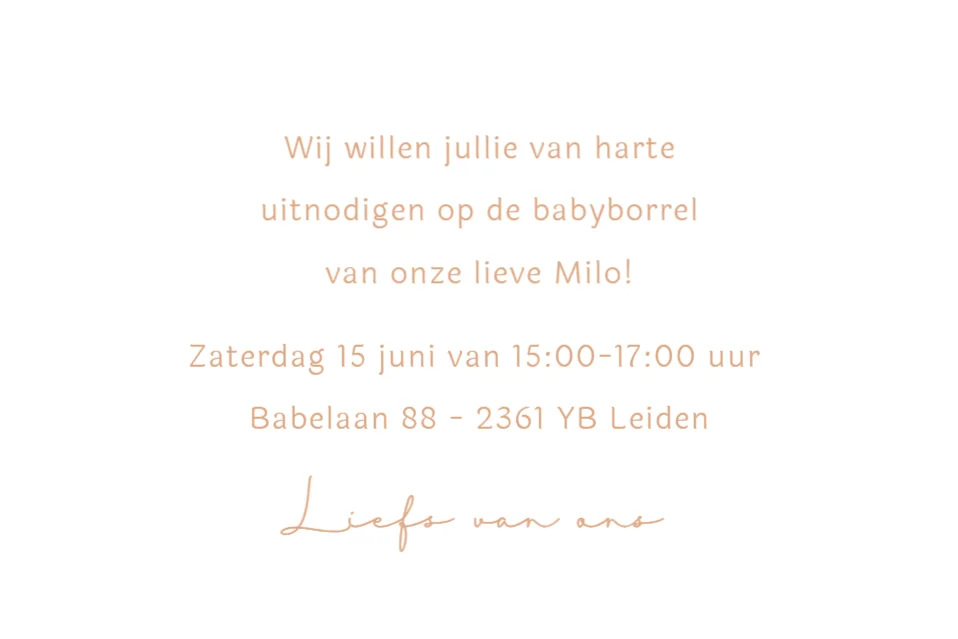 Vierde kindje - Terug