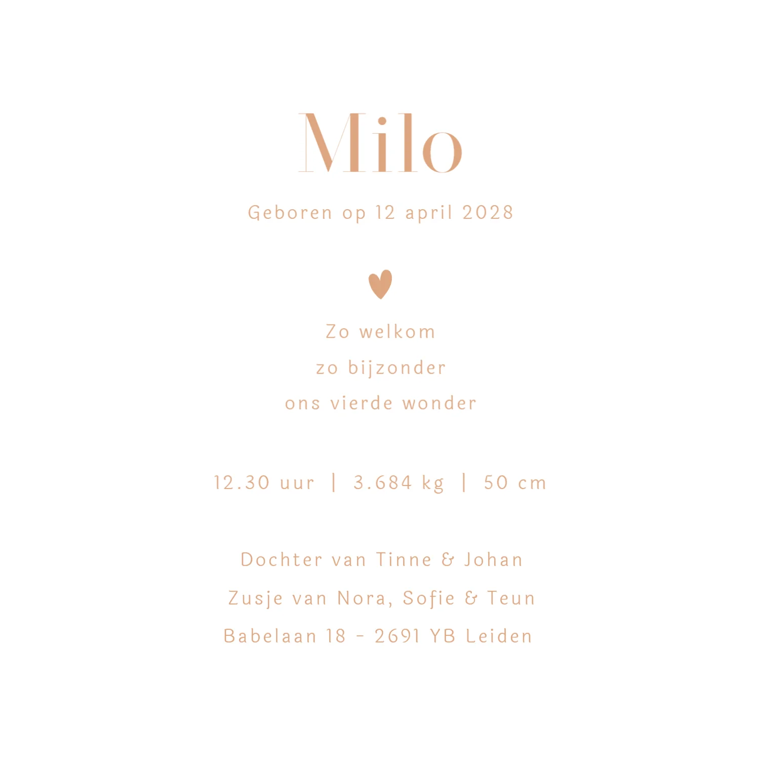 Vierde kindje binnenkant