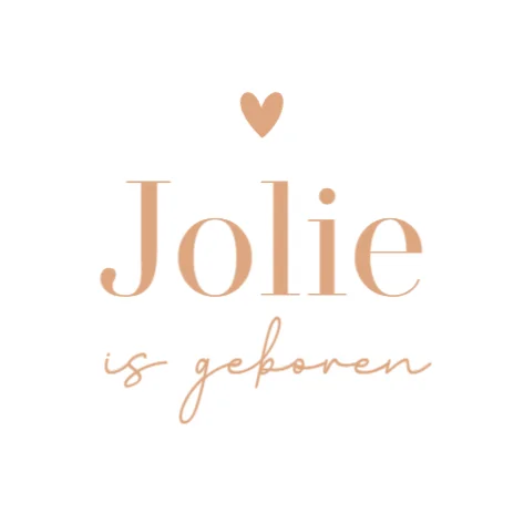 Lijntekening voor een vierde kindje