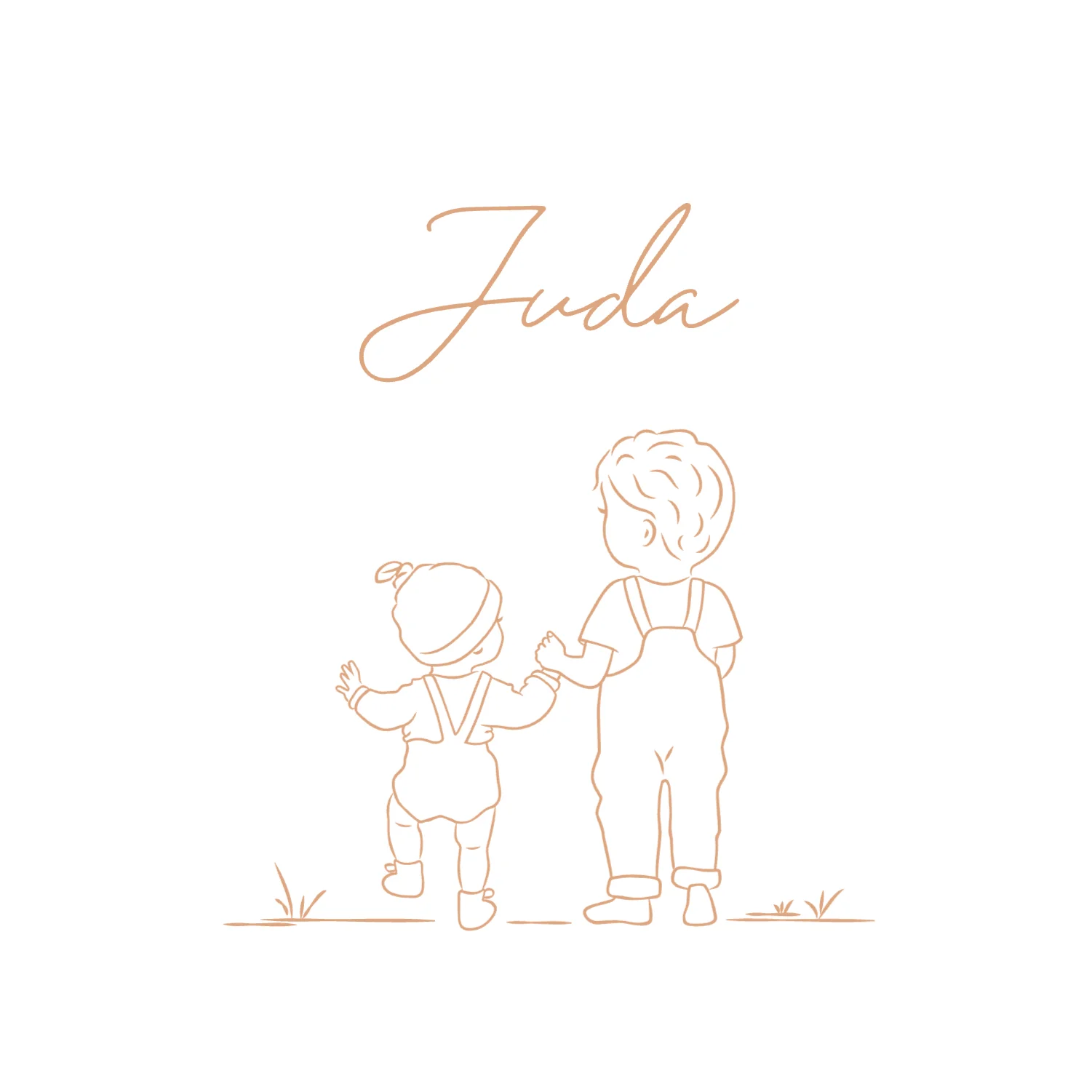 Lijntekening voor een tweede kindje