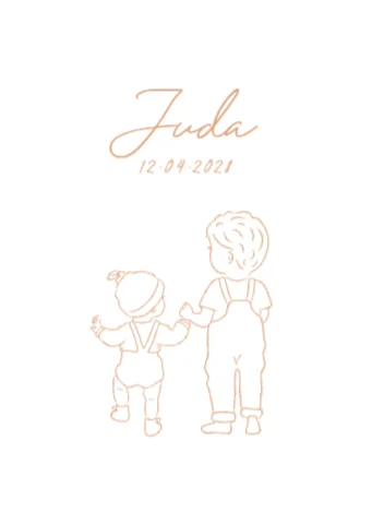 Staande enkele kaart