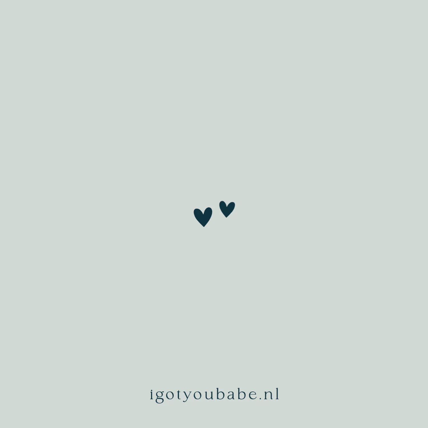 Baby met knuffel - Terug