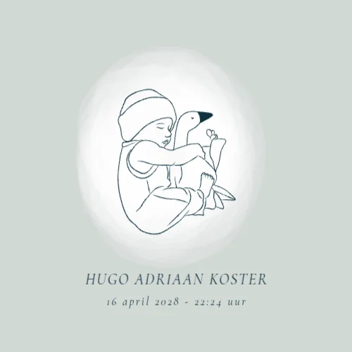 Vierkante gevouwen kaart