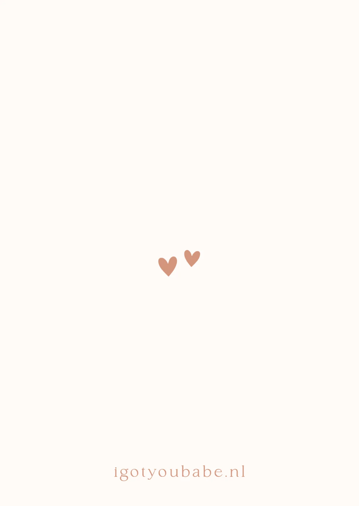 Baby met knuffelgans - Terug