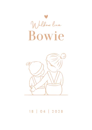 Staande enkele kaart