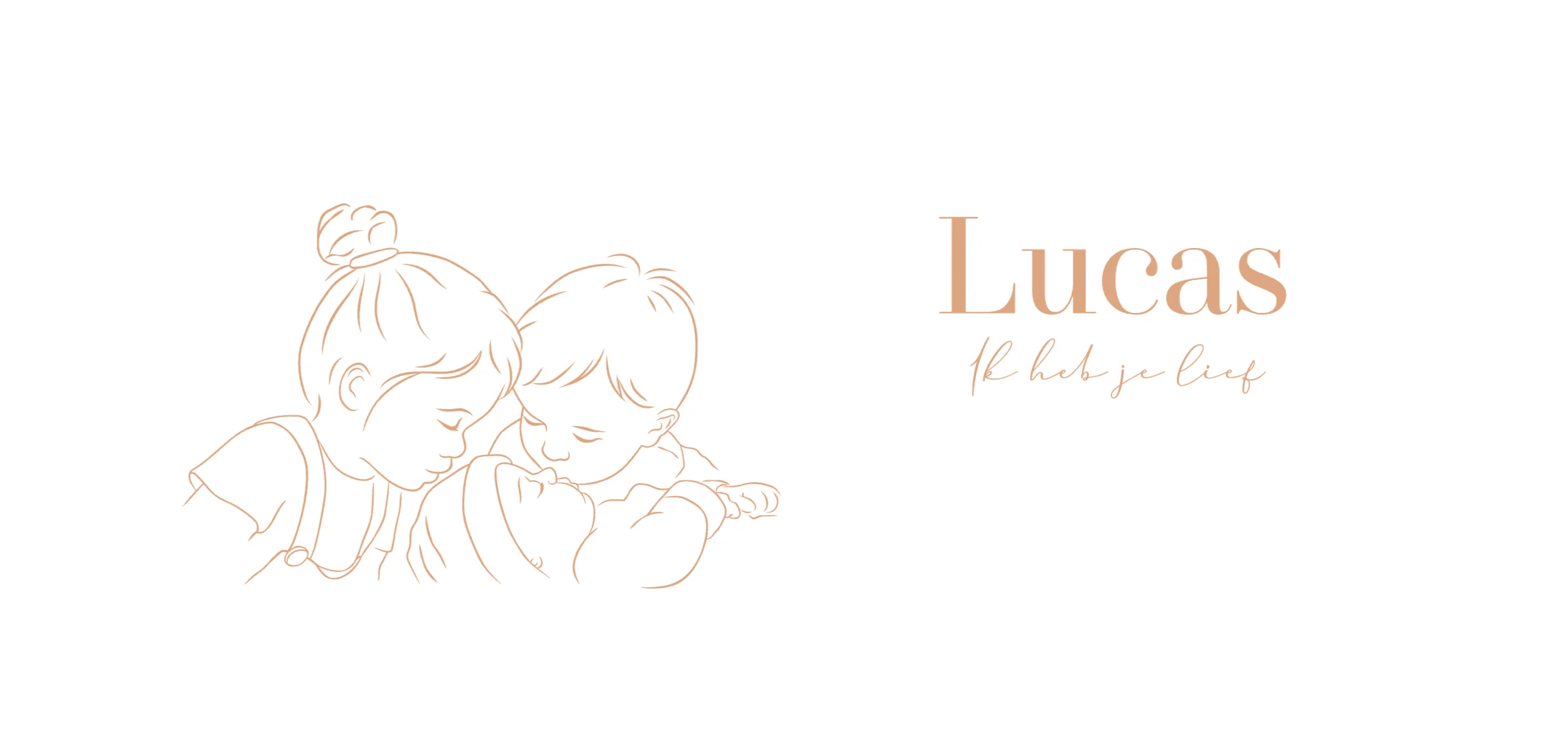 Derde kindje met grote zus en broer