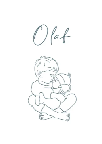 Staande enkele kaart