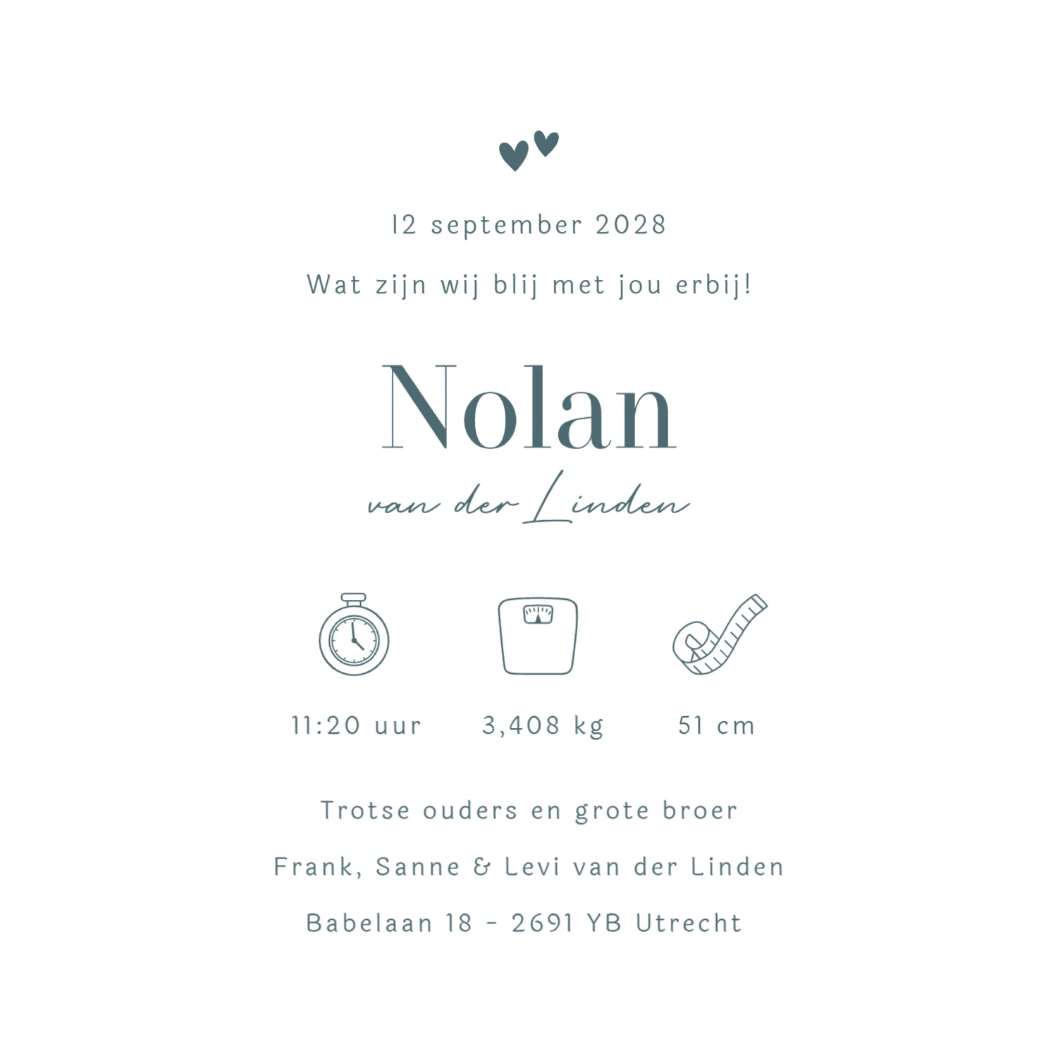 Broertje met baby binnenkant