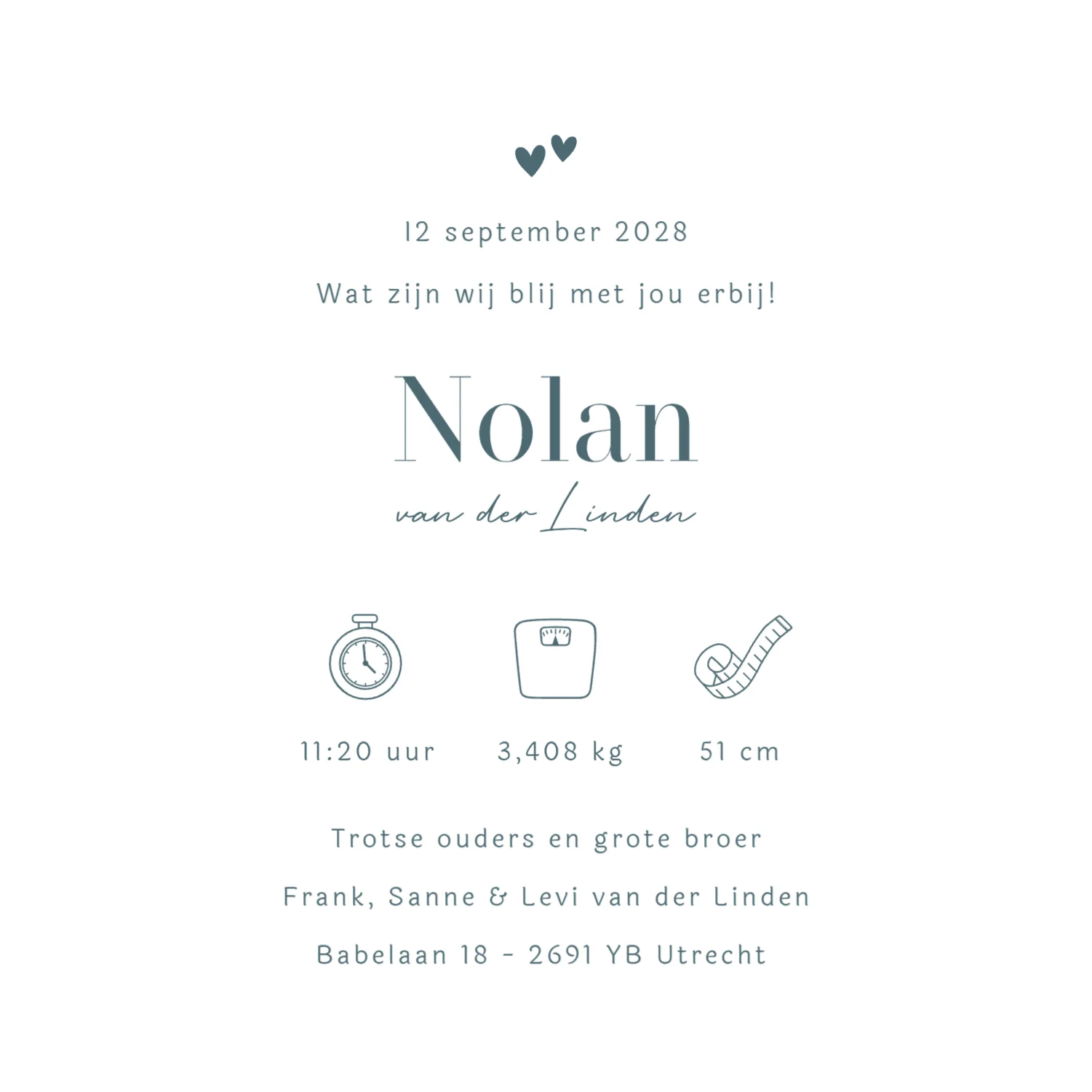 Broertje met baby - Terug