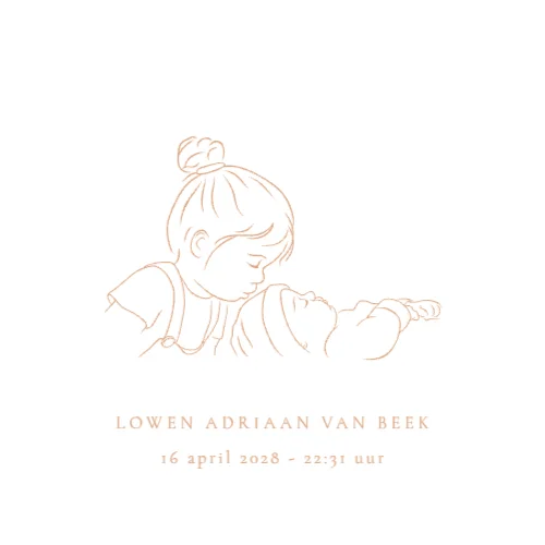 Vierkante gevouwen kaart