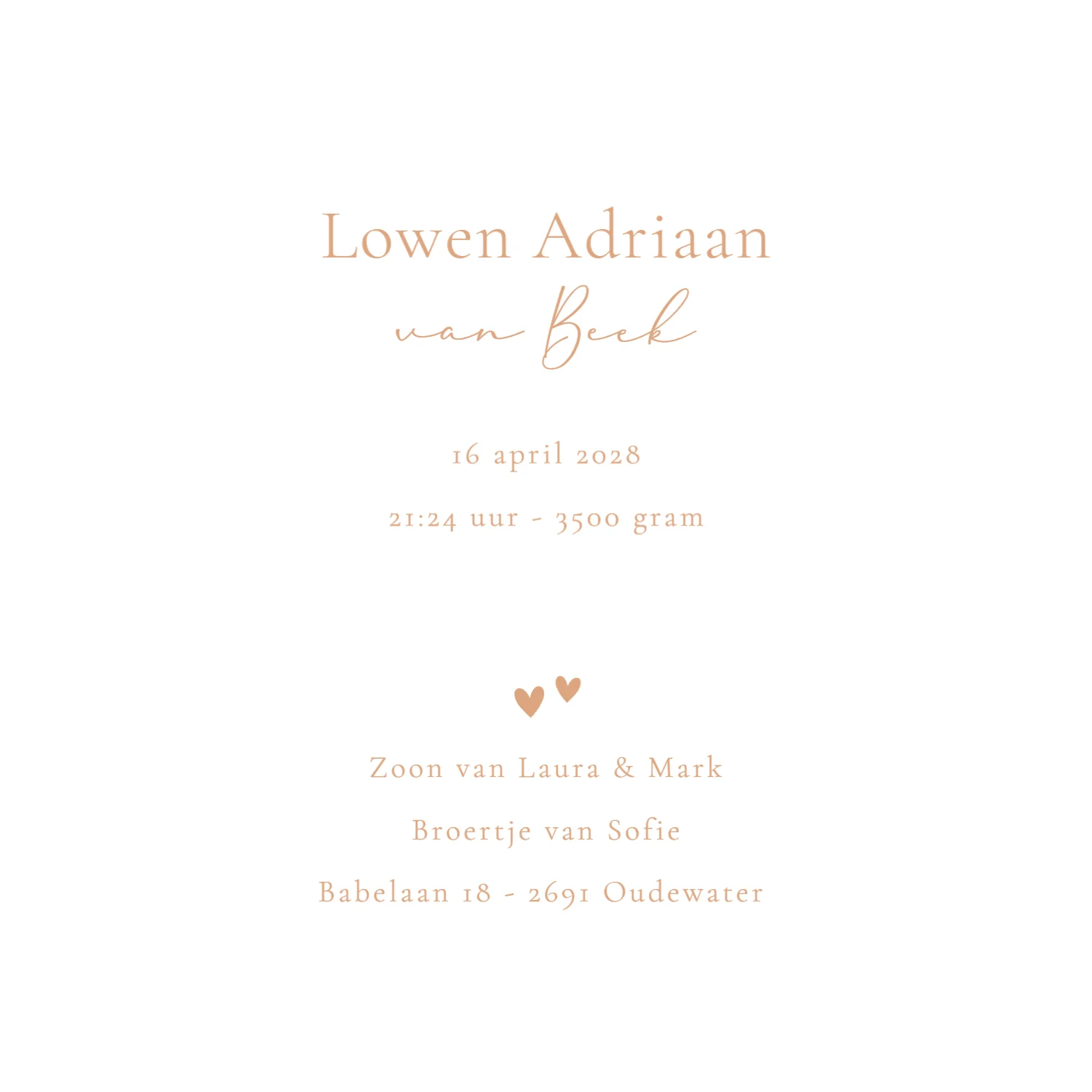 Lijntekening grote zus met baby binnenkant