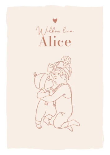 Staande enkele kaart