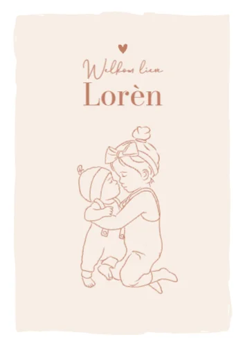 Staande enkele kaart