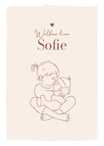 Staande enkele kaart