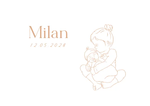 Liggende enkele kaart