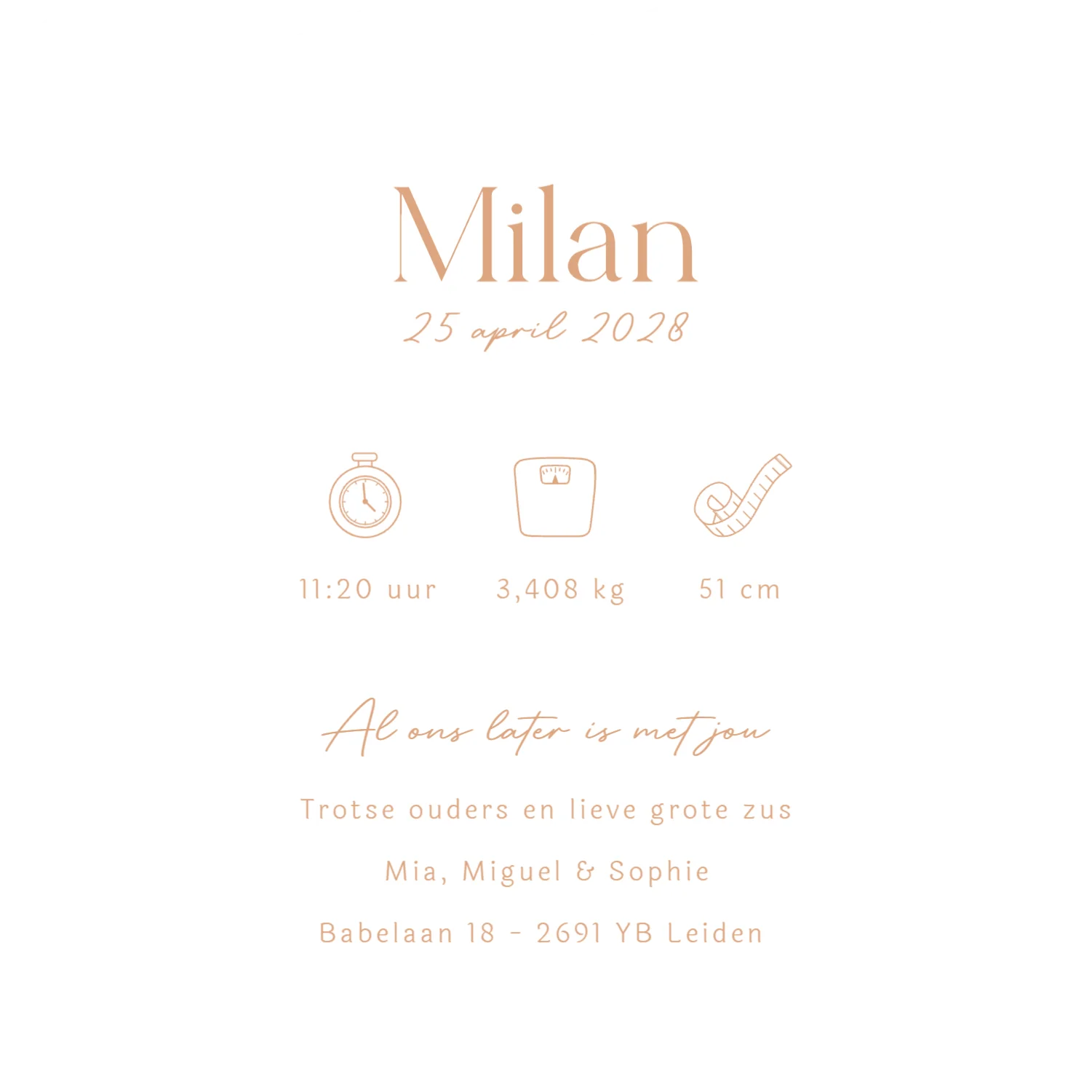 Grote zus met baby - Terug