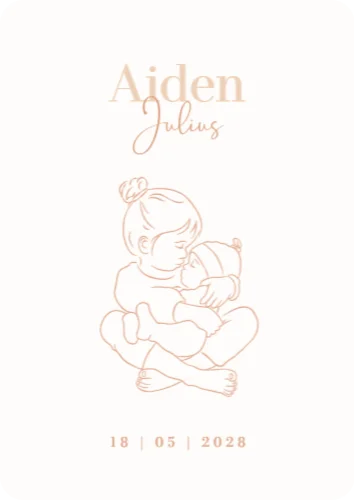 Staande enkele kaart