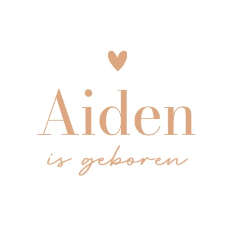 Lieve grote zus met baby - Voorkant