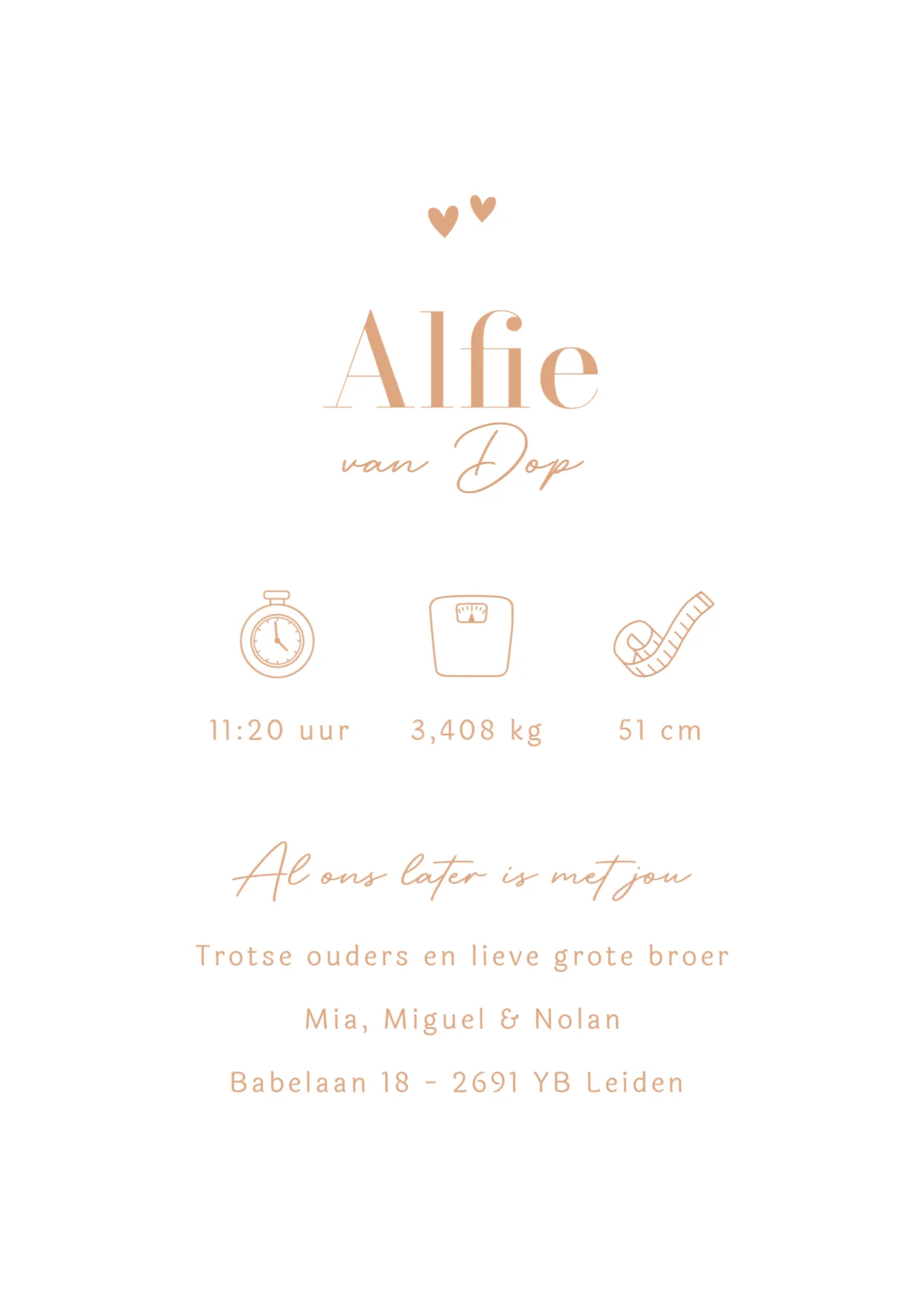 Broertje met baby - Terug