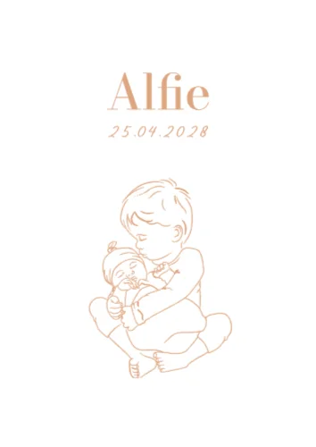 Staande enkele kaart