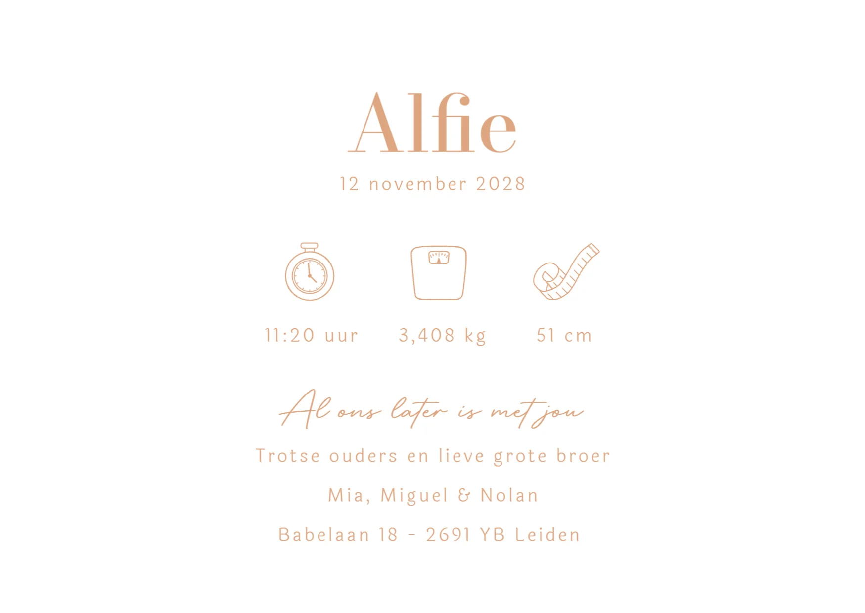 Broertje met baby binnenkant