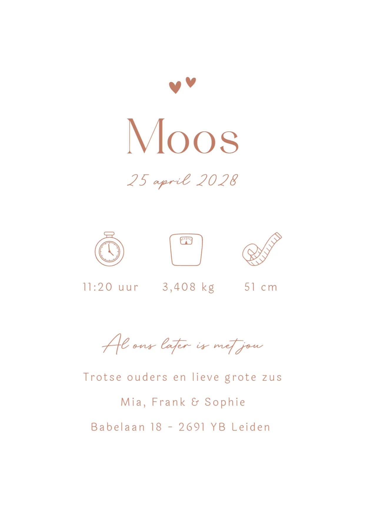 Grote zus met baby - Terug