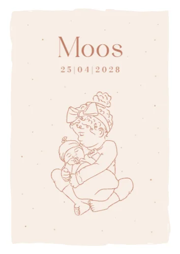 Staande enkele kaart