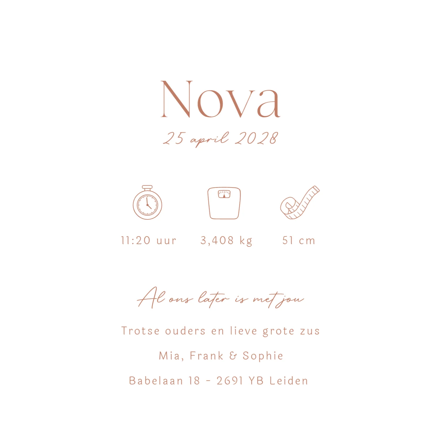 Grote zus met baby binnenkant