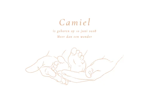 Liggende enkele kaart