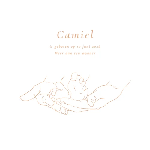 Vierkante gevouwen kaart