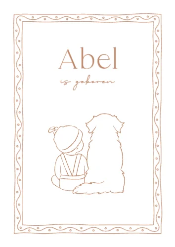 Staande enkele kaart