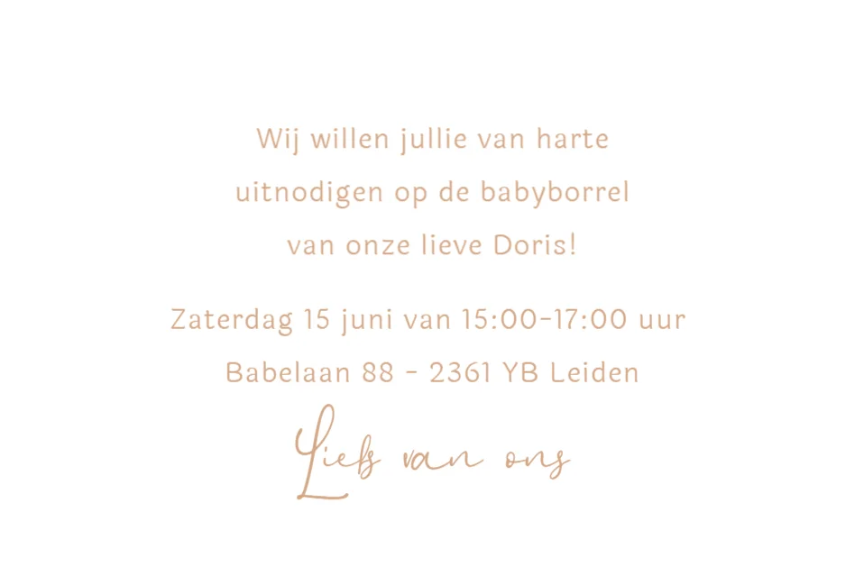 Zusje met baby - Terug