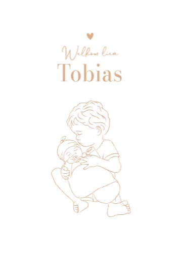 Staande enkele kaart