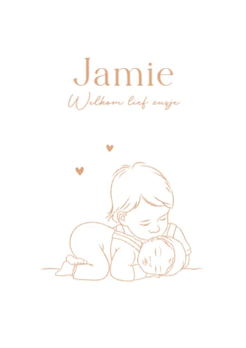 Staande enkele kaart