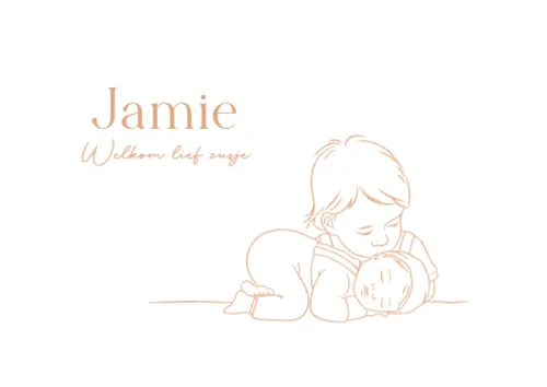 Liggende enkele kaart