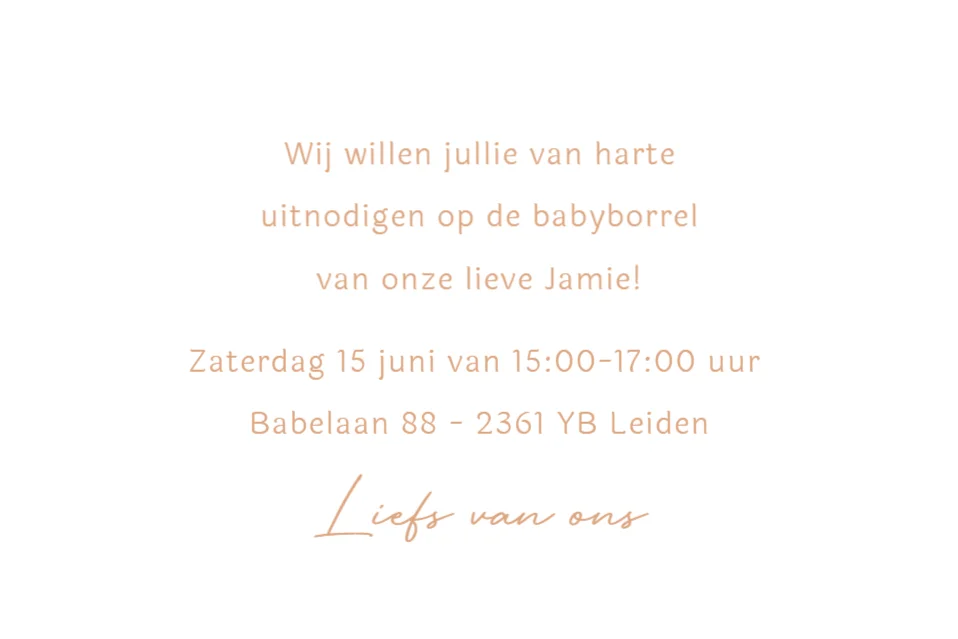 Lijntekening met peuter en baby - Terug